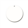 3/4" White Full Color Circle Charm